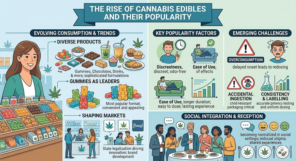 The Rise of Cannabis Edibles and Their Popularity