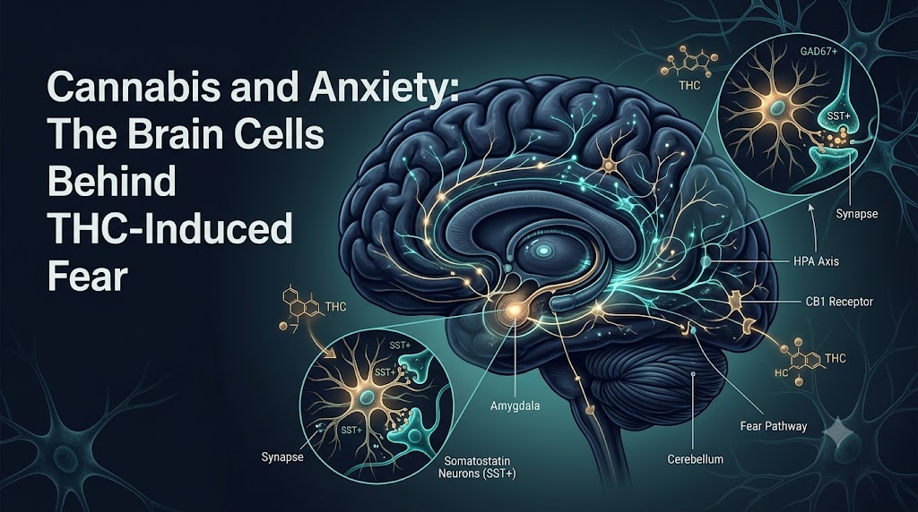 Cannabis and Anxiety: Scientists Discover Brain Cells Linked to THC-Induced Fear